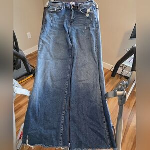 Kensie High Rise Dark Blue Flare Jeans